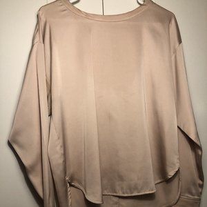 Ann Taylor Loft silky pink top